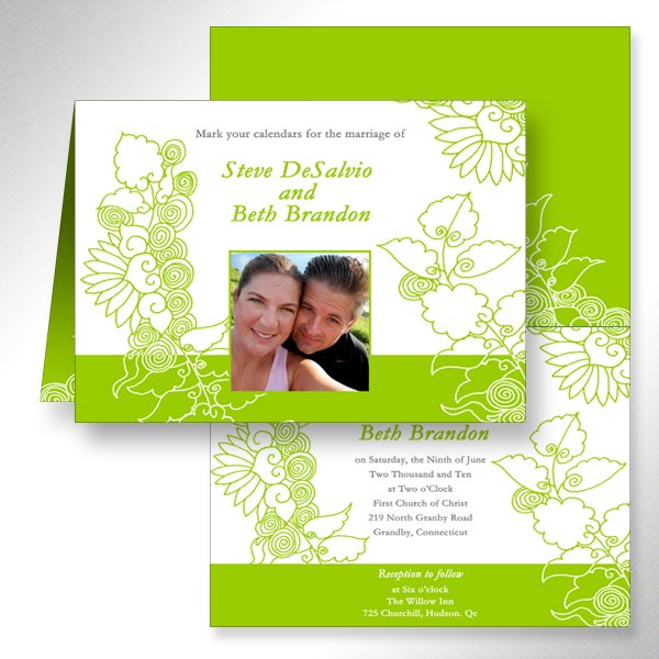 Fresh Floral - Acid Green