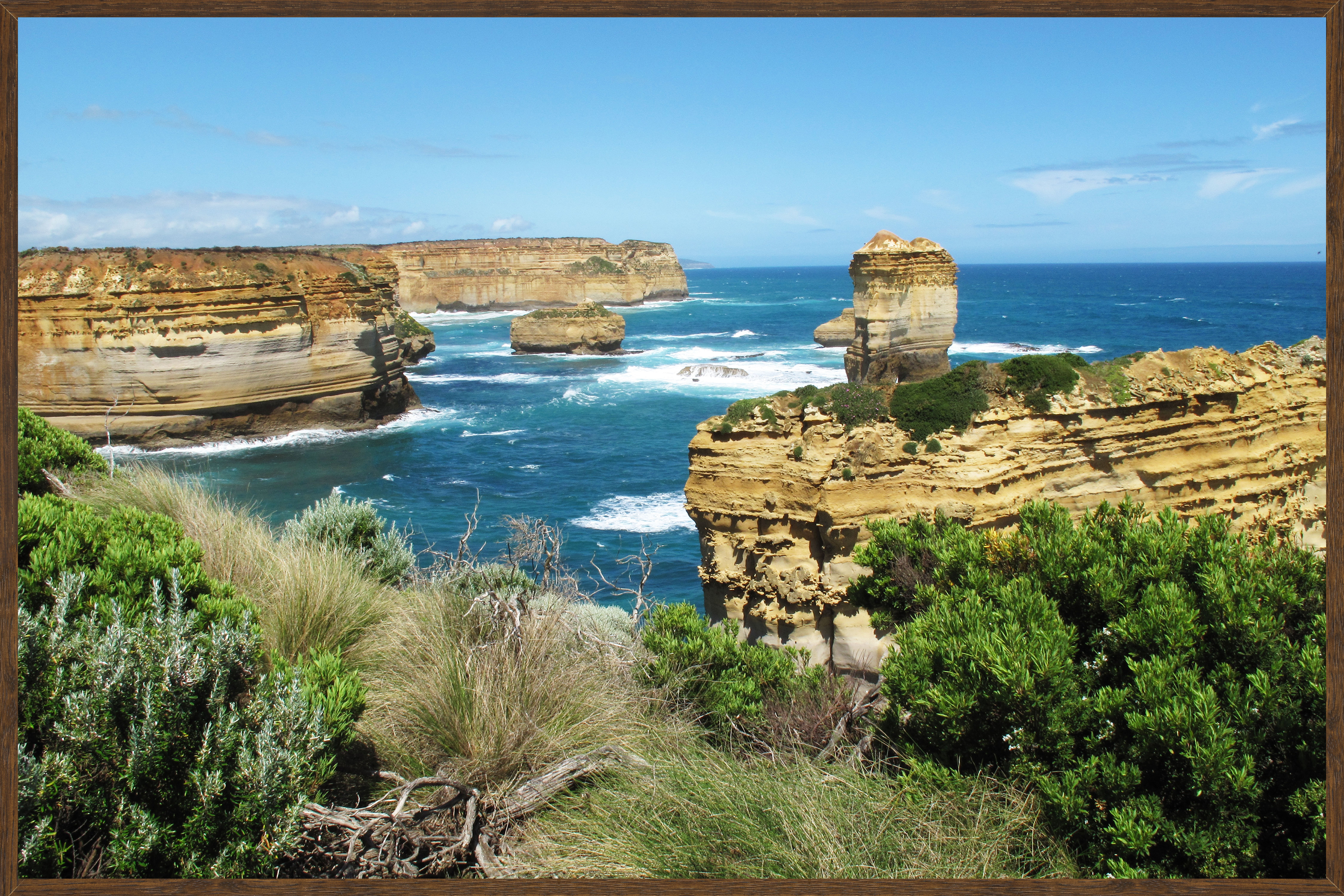 30x20 Custom Chocolate frame and print