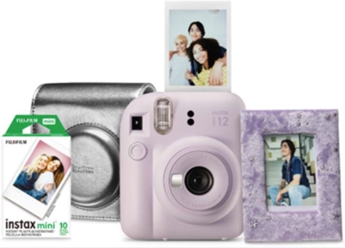 Fujifilm Instax Mini 12 Instant Camera Gift Set Lilac Purple