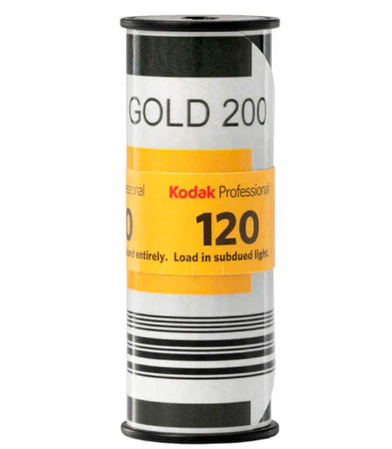 Kodak Professional Gold 200 Color Negative Film - 120 Roll - 1