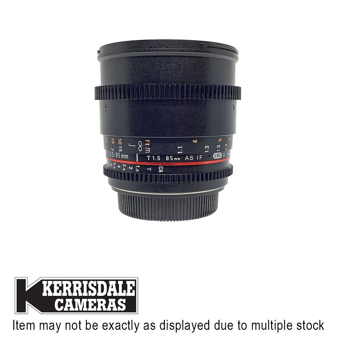 Rokinon-Used 85mm T1.5 Cine (MF) - Good Condition - Canon EF Mount - Used # 587.20907604X