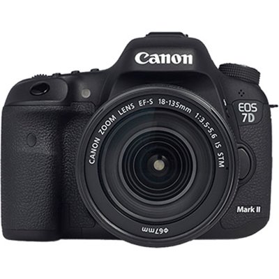 Canon EOS 7D Mark II Digital SLR Camera with EF-S 18-135mm IS STM Lens -  Black