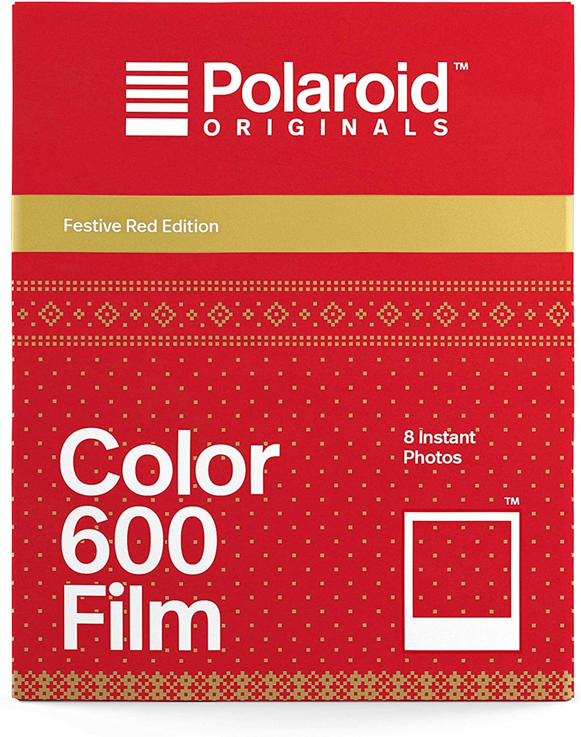 Polaroid Color 600 Instant Film Festive Red Edition