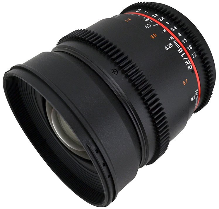 Rokinon Objectif 16mm T2 2 Cine Grand Angle Pour Nikon Objectifs