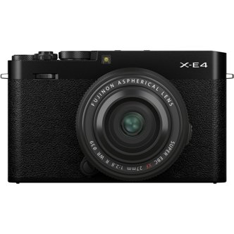 Fujifilm X-E4 Mirrorless System Camera with XF 27mm F2.8 R WR Lens