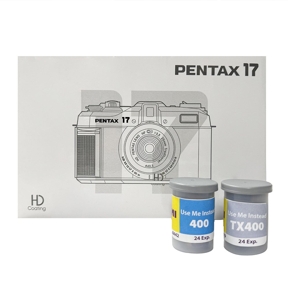 Pentax 17 Half-Frame Camera - Dark Silver - DOWNTOWN CAMERA