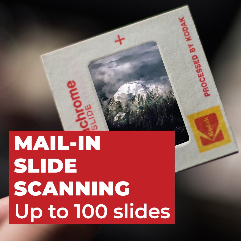 Store Service Slide Scanning Up to 100 slides