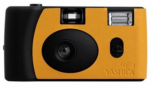 Yashica MF-1 Snapshot Reloadable 35mm Film Art Camera Set
