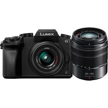 gesmolten meer berekenen Panasonic LUMIX G7 Compact System Camera with 14-42mm II ASPH and 45-150mm  Lenses - Nelson Photo Supplies