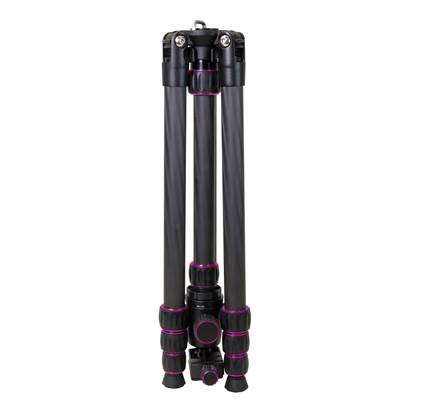 Optex Black OBCFT4 4-Section Carbon-Fiber Travel Tripod