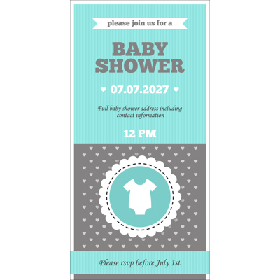 Baby Shower Card K