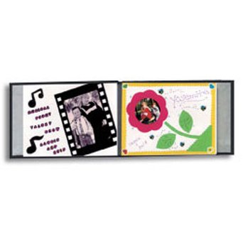 Pioneer Photo Albums 8.5x11 Top Loading Scrapbook Refills, White 