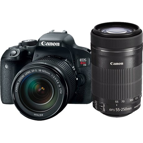Canon Eos Rebel T7i Digital Slr Camera With Ef S 18 135mm Is Stm And Ef S 55 250mm Is Stm Lenses Mike S Camera