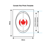 Canadian Visa Photo Templates