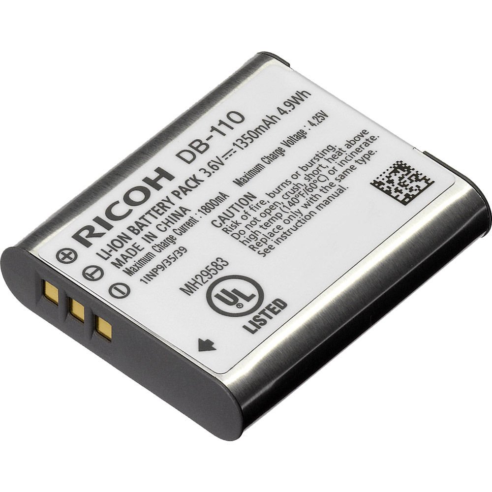 大特価★RICOH SHOTMASTDR 110‐ZP DATE動作稼働+電池付 Ricoh DB-110 Battery Pack for GR III Digital Camera - Mike's Camera