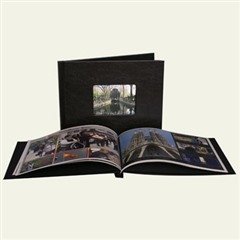 Burlington Camera 8.5x11 Brown Photobook w/cover window