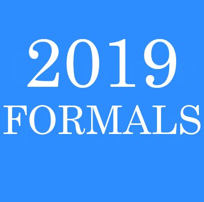 2019 Formals
