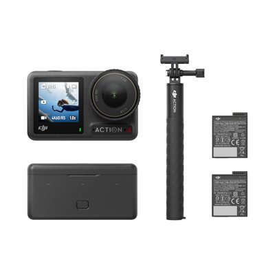 DJI Osmo Action 4 sports camera 1/1.3″ Sensor 4K/120fps & 155º Ultra-Wide