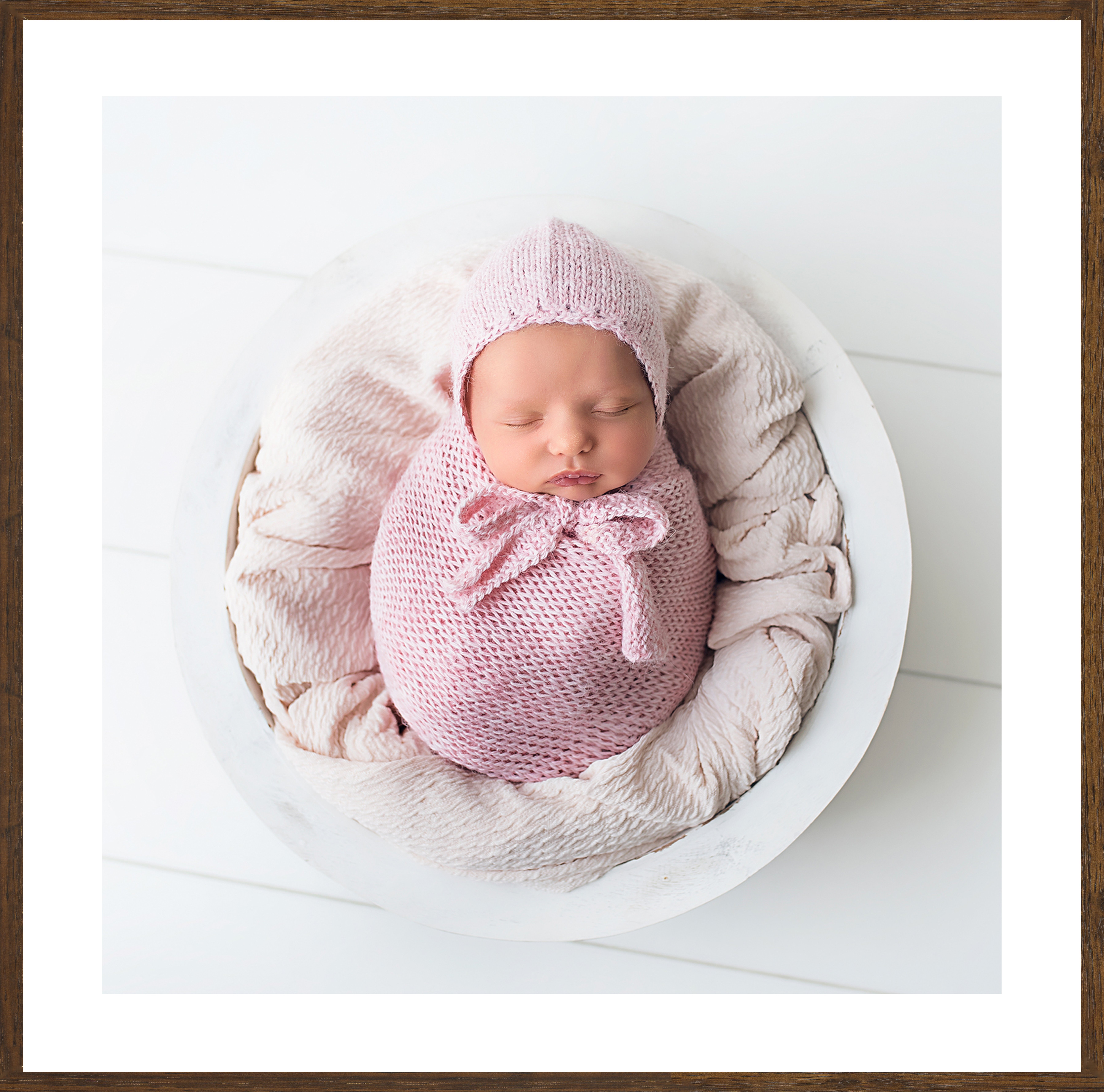 24x24 Custom Chocolate Frame and Print