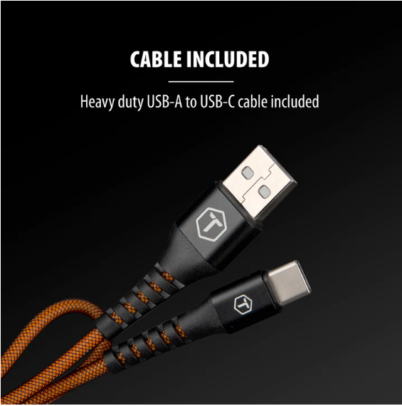 Tough-Tested 10,000 mAh Solar Charger IP44 Waterproof Rugged Power Bank