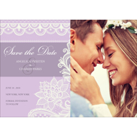 Lace A - 1 Sided Save the Date