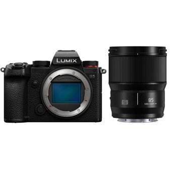 Panasonic Lumix S5 4K Mirrorless Full-Frame L-Mount with Lumix S 85mm F/1.8 Lens - Mike's Camera