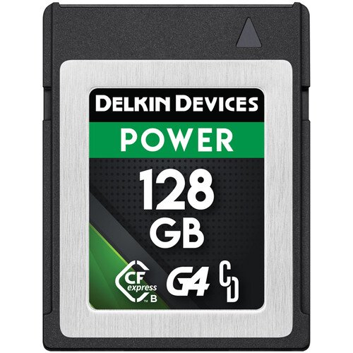 Delkin Devices 128GB POWER CFexpress Type B G4 Memory Card - Paul's Photo