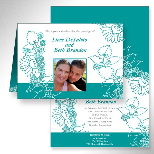 Fresh Floral - Turquoise