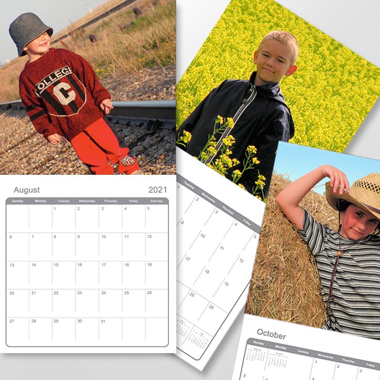 12x12 Calendar 26 pages - 12 Months