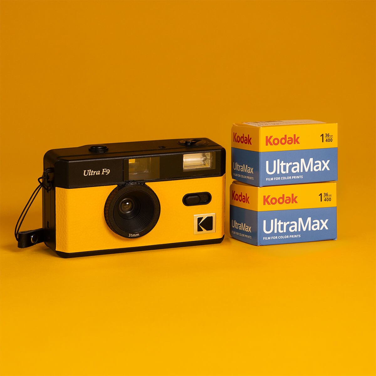 Kodak Film Camera Ultra F9 Film Bundle with rolls of 35mm
