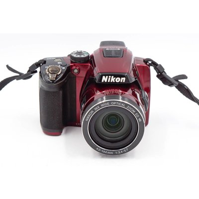Vast en zeker Ambassade Prime Nikon Used Nikon Coolpix P500 - Red w/ Charger, Strap, Cap - Madison Photo