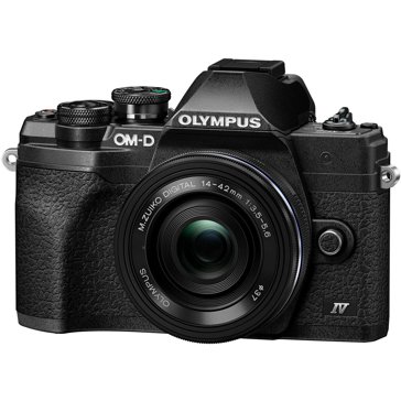 Olympus OM-D E-M10 Mark IV System Camera with M. Zuiko ED 14-42mm F3.5-5.6  EZ Lens