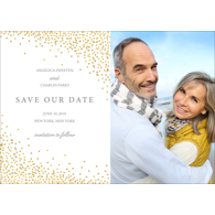 Confetti - 1 Sided Save the Date