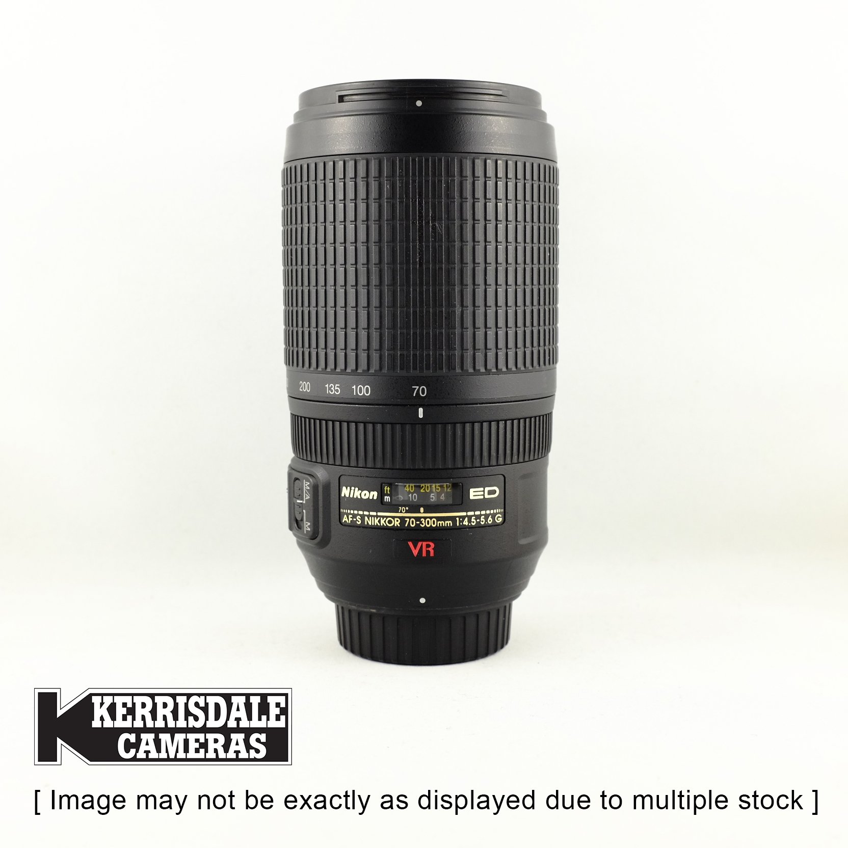 Nikon-Used 70-300mm f4.5-5.6 VR AFS G Lens - Fair Condition - Dusty – FX Format – Used # 587.19820801X