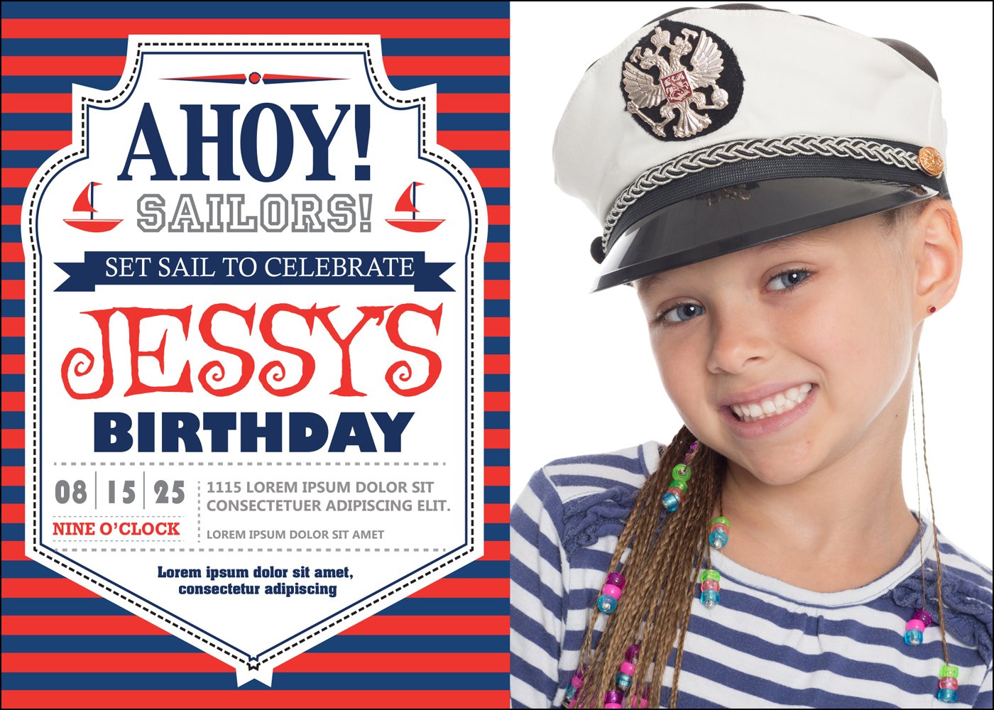 Ahoy B-Day - 1 Sided