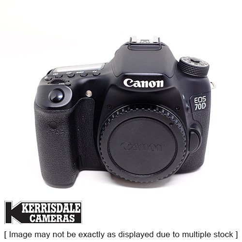 Canon-Used 70D Body – 20 Megapix HD Vari-Angle Screen - Used # 587.CA70D