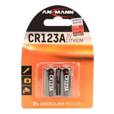 compromis Me gips Ansmann Lithium Battery CR123A - CR17335 - Bergen County Camera