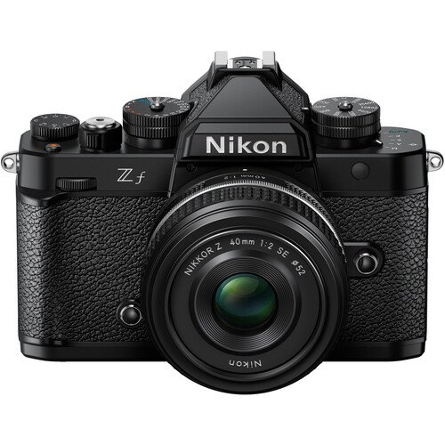 Nikon Z f Mirrorless Digital Camera with Nikkor Z 40mm F2 SE Lens - Black -  Service Photo