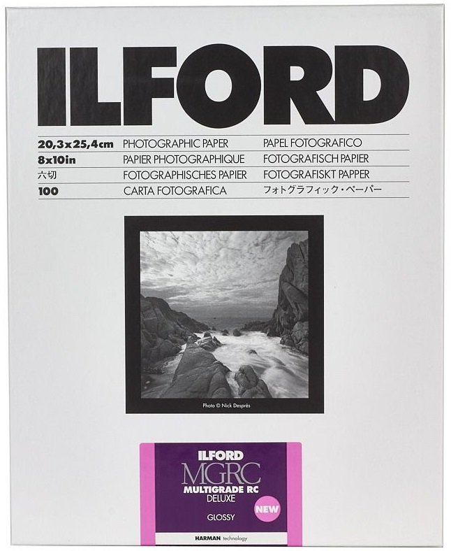 Ilford Multigrade V RC Deluxe Glossy x 10 100 feuilles Photo