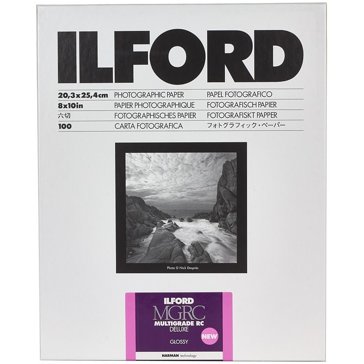 Ilford Multigrade V RC Deluxe Glossy 8 x 10 - 25 sheets
