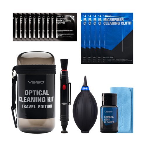 VSGO Optical Cleaning Kit Travel Edition - Gray - Mike's Camera