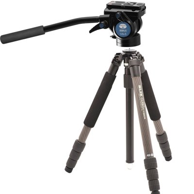 Pro CF-834 Carbon Fiber Tripod + Sirui Compact Video Head Camera Land NY