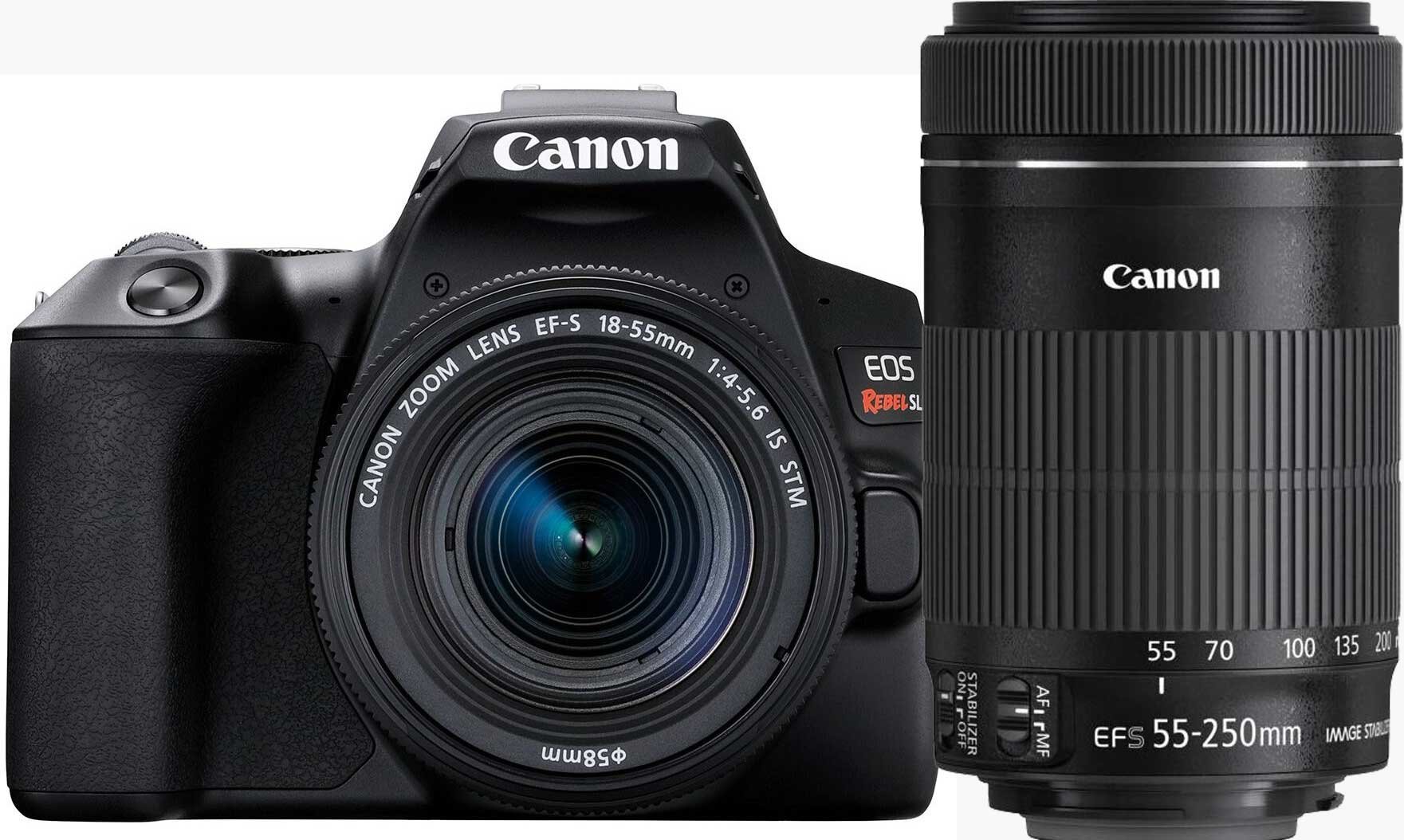 Canon EOS Digital Rebel SL3 DSLR Camera with EF-S 18-55mm IS STM and EF-S 55 -250mm IS STM - Mike's Camera