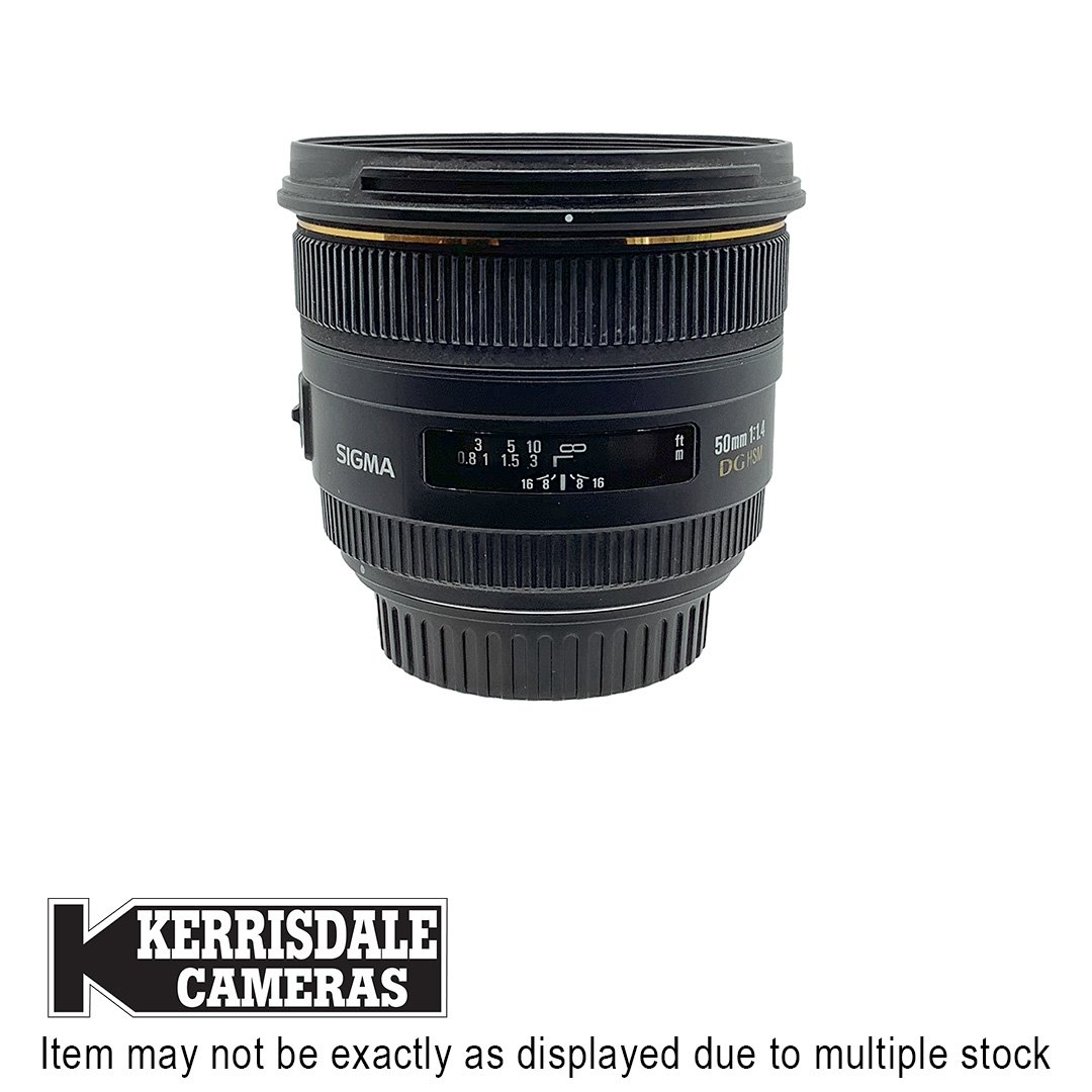 Sigma-Used 50mm F1.4 EX DG HSM - Good Condition - Canon EF Mount – Used # 587.156A14S