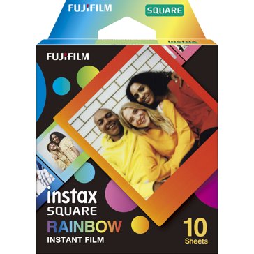 Fujifilm Instax Square Film Rainbow - 10 Sheets - Annex Photo