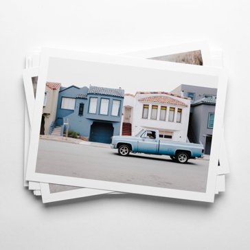 25pk: 5x7 Cardstock Prints w/ Borders - Color Services