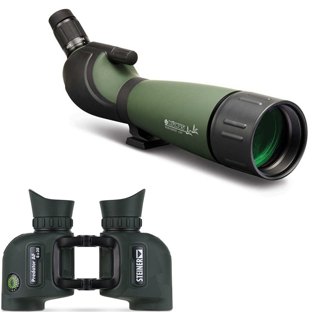 Konus Optics KonuSpot100. 2060x100 Spotting Scope 7127 + Steiner
