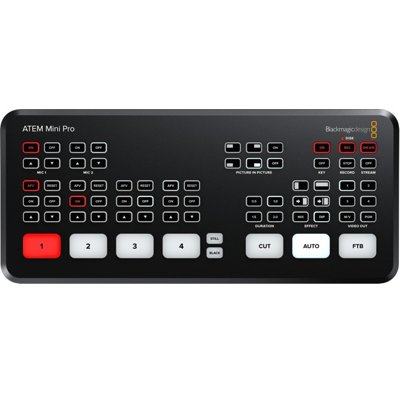 Blackmagic Design ATEM Mini Pro HDMI Live Stream Switcher Blackmagic Design ATEM Mini Pro HDMI Live Stream Switcher