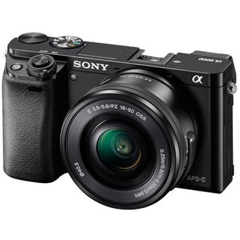 Sony A6000 Interchangeable Lens Camera with E PZ 16-50mm F3.5-5.6