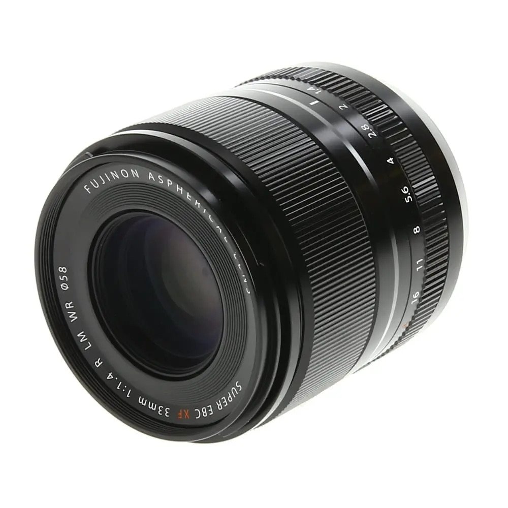 Fujifilm XF 33mm f/1.4 R LM WR Fujinon APS-C Lens for X-Mount, Black {58} used